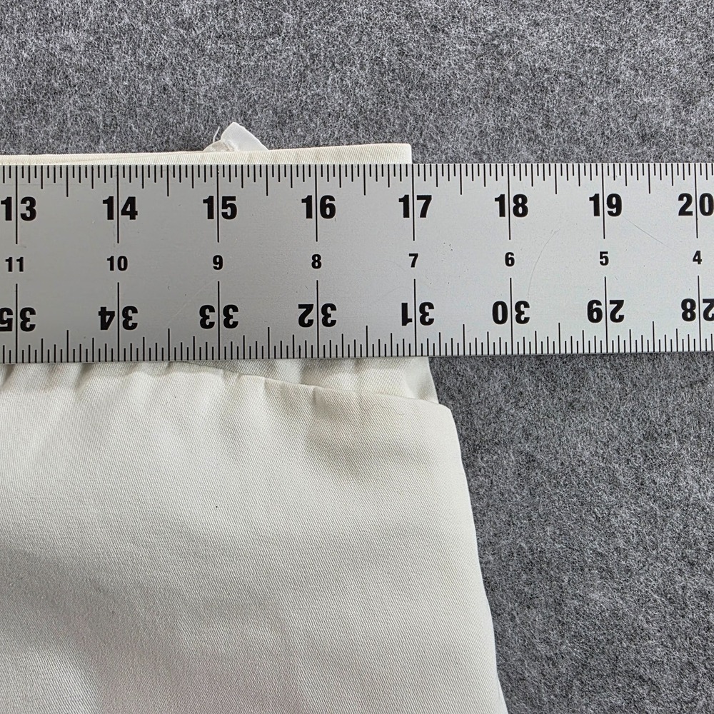 Jones New York Signature Women's White Sz 12 Dress Pants Cotton Spandex Stretch - Picture 5 of 8